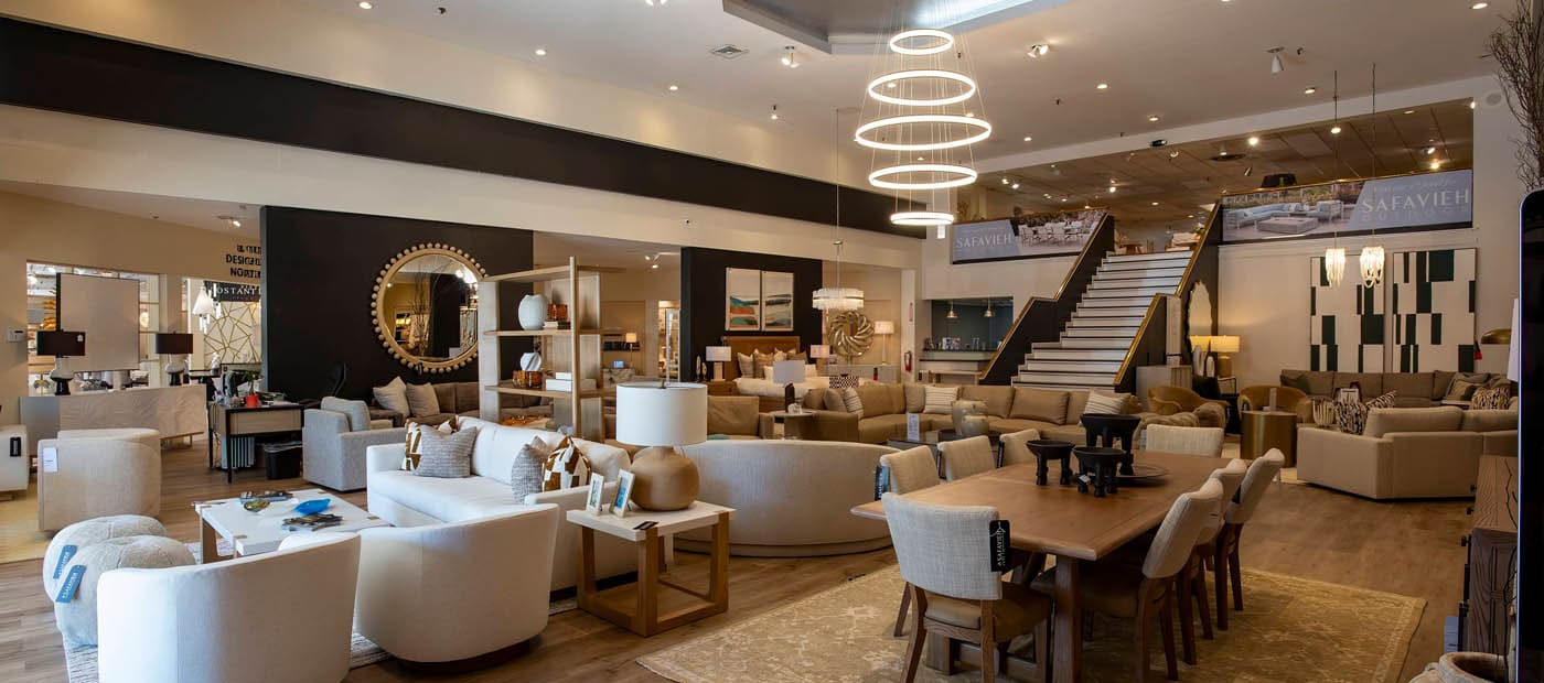 Furniture showroom interior